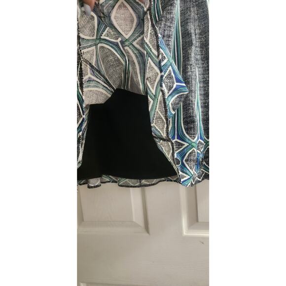 Beautiful Tahari Linnen And Cotton A Line Midi Skirt Sz 8 - Picture 5 of 8